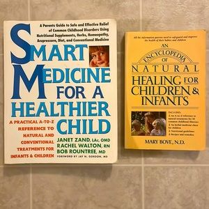 Natural Healing Books For Infants & Children TWO Books